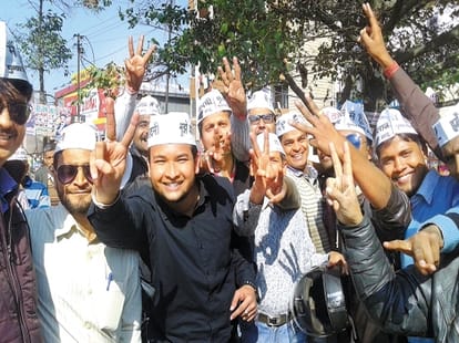 AAP salutes abhishek gupta for his contribution